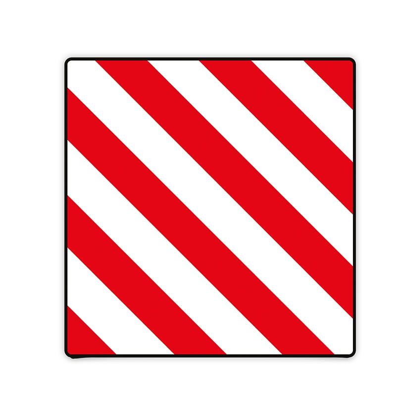 Знак "крупногабаритный груз" на металле (односторонний)(5шт)