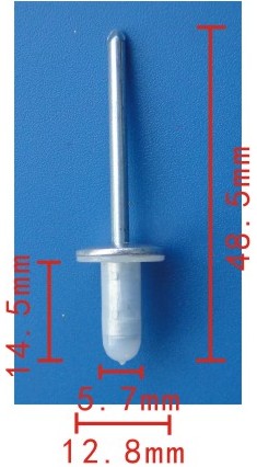 Заклёпка лючка бензобака 5,7х14,5х12,8мм (H2010)(100шт)