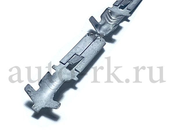 Клемма папа голая 6.3мм с фиксацией (лужёная)(завод К1)(100шт)