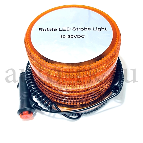 Маяк проблесковый 10-30V 72 Led (светодиодный/магнит/h=120мм,d-145мм)