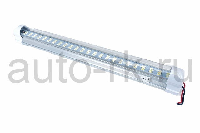Подсветка салона с выключателем 12/24v (Белая) (трехполосная) 33см