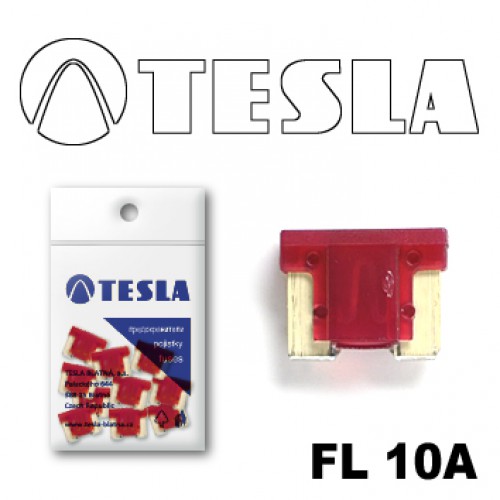 Предохранитель Tesla "вилка-микро"  10А (50шт)