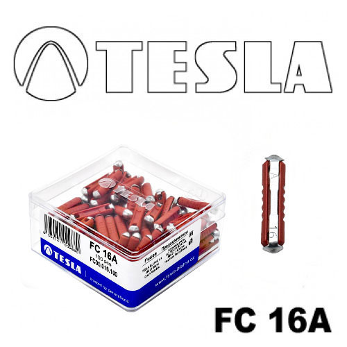 Предохранитель Tesla CONTINENTAL  16А (100шт)