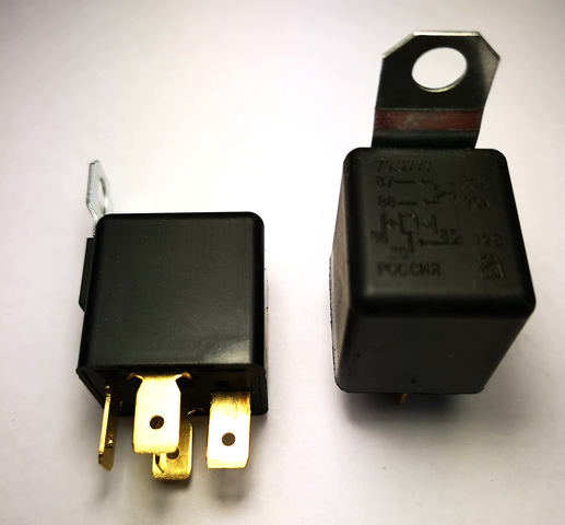 Реле 5контактов 12В 30А (аналог 75.3777, латунь)
