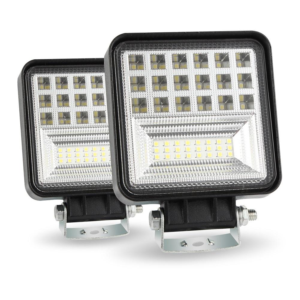 Фара п/т Led 42LED(3W) -126W (квадратная)(PR-1116)