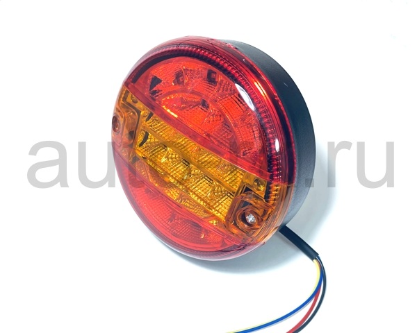 Фонарь задний LED/круглый/№1 (10v-30v)