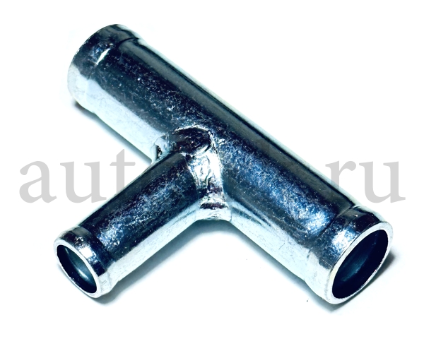 Трубка тройник 20х12х20мм металл.  угол-90гр. (10шт)